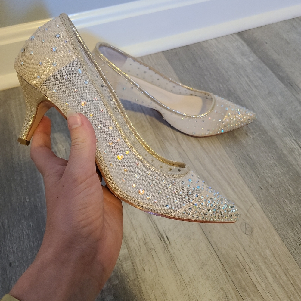 David's Bridal Wedding Shoe size 8M